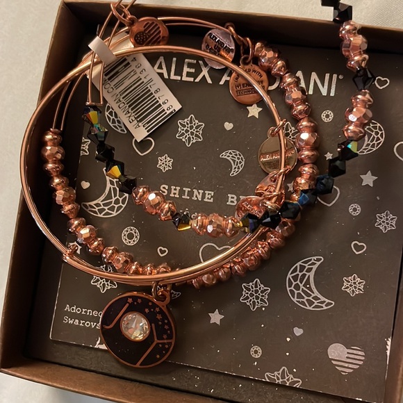 Alex and Ani holiday bracelet set - Picture 2 of 2